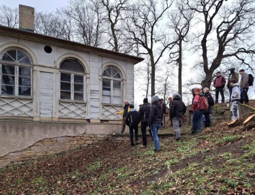 Workshop „Innendämmung am Fachwerk“ im Schloss Molsdorf Klasse 23B2BB am 28.01.2025